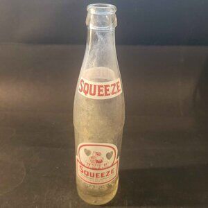 Vintage "Squeeze" Soda Pop Bottle From the 1950s or 1960's